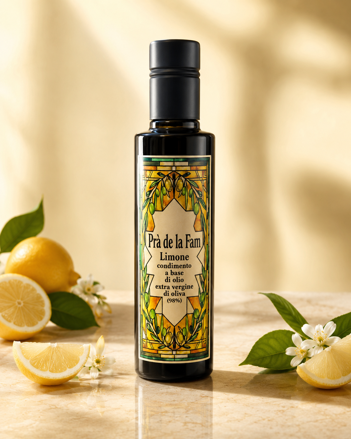 Olio EVO Bio al Limone Prà de la Fam